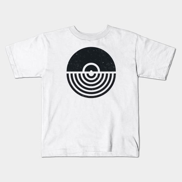 Moon vinyl Kids T-Shirt by Vanphirst